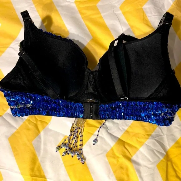 Rhinestone Rave Bra - Picture 2 of 3